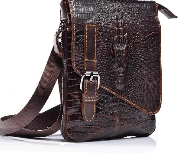 Everyday Carry Comfort Grip Cool Mens Leather Small Side Bag Belt Pouch Waist Pouch Holster Belt Case for Men