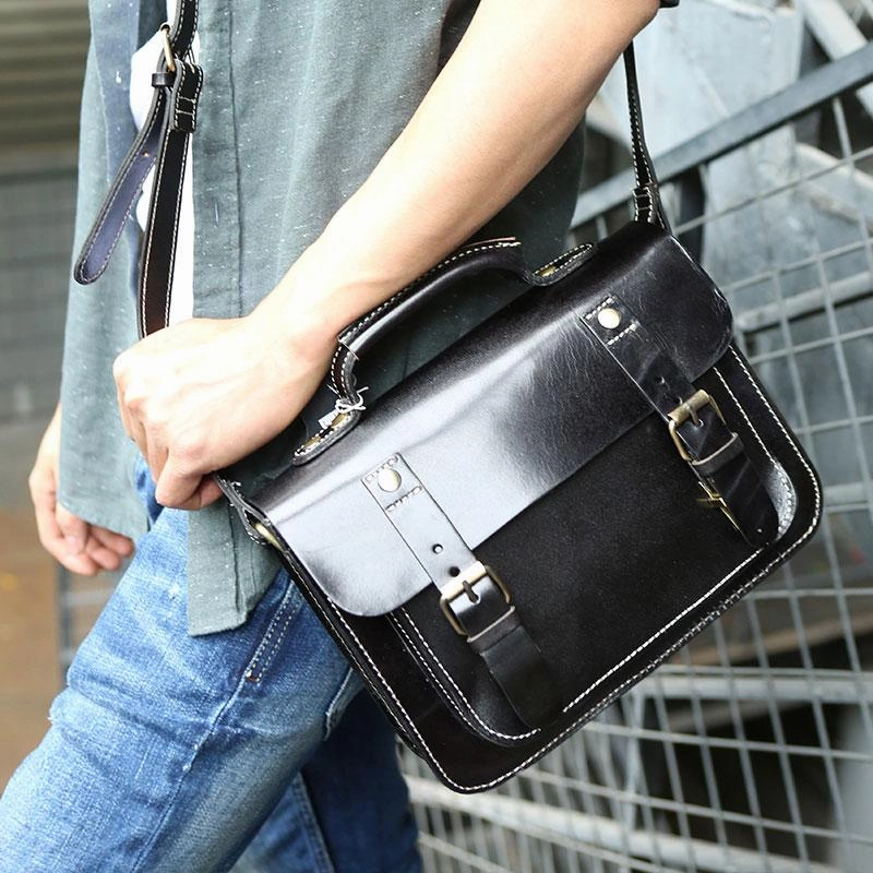 Cool Leather Mens Messenger Bag Handbag Shoulder Bag for men Fashion Statement Smart Comfort