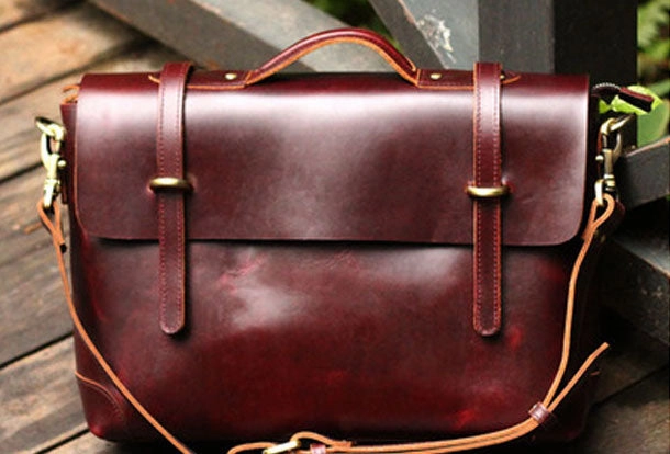 Cool Leather Mens Messenger Bag Work Bag Shoulder Bag for men Smart Comfort