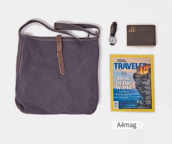 Functional Design Cool Mens Canvas Side Bag Messenger Bag Canvas Shoulder Bag for Men