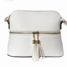 Quality Focus Crossbody Purse - White