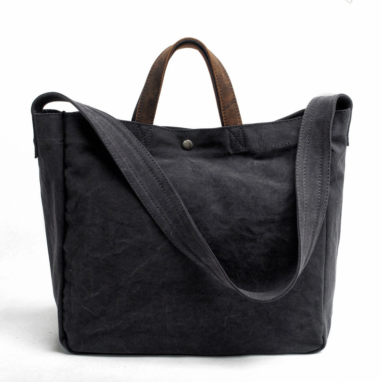 Cute Canvas Mens Womens White Handbag Tote Bag Shoulder Bag Tote Purse For Men Classic Appeal