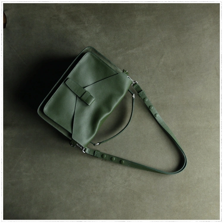 Travel Utility Vacation Gear Cute Green Leather Womens Satchel Handbag Satchel Shoulder Bag Mini Satchel Bag for Women