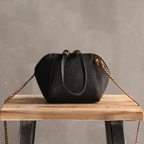 Cute LEATHER WOMEN Small Handbag Chain SHOULDER BAG Purse FOR WOMEN Aesthetic Vision