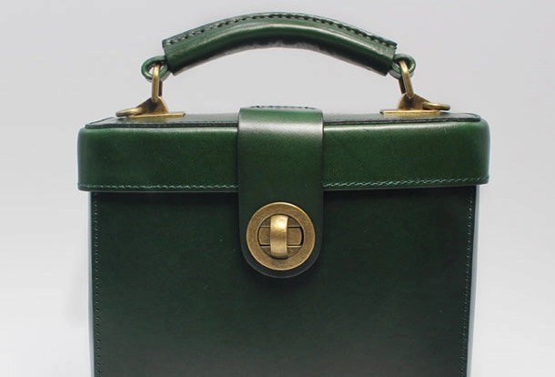 Cute Leather Womens Handbag Doctor Bag Purse Shoulder Bag for Women Neutral Color