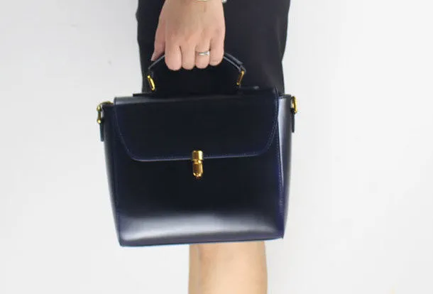 Genuine Leather handbag shoulder bag for women leather crossbody bag zipper closure