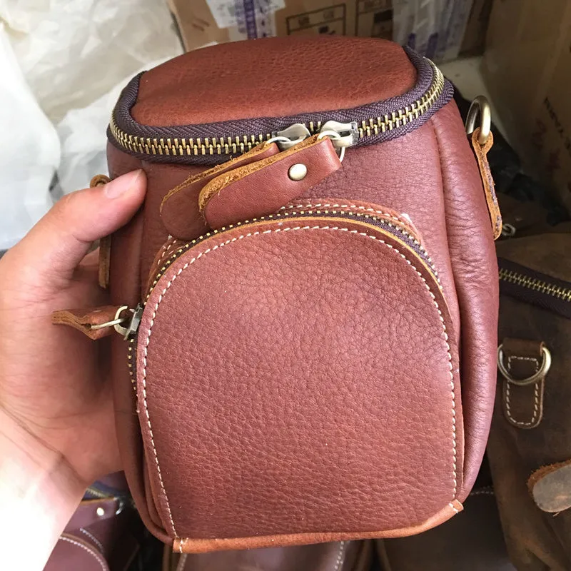 Vintage Leather Belt Pouch for Men Waist Bags BELT BAG Shoulder Bag For Men Professional Appeal