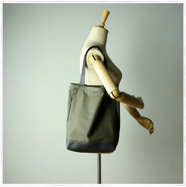 Womens Green Canvas Shoulder Tote Bags Best Tote Handbag Shopper Bags Purse for Ladies Travel-friendly accessory Soft material carryall