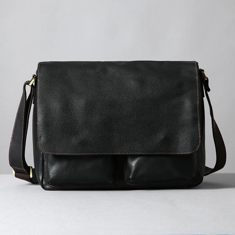 Handmade Leather Mens Cool Shoulder Bags Messenger Bag for men Travel Ready Durable Organizer