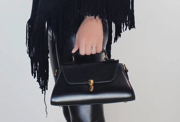 Vibrant color handbag Genuine Leather handbag purse shoulder bag for women leather crossbody bag