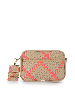 Drew Belize Woven Crossbody - FINAL SALE Practical features that help keep your items safe and secure Versatile Daily Look