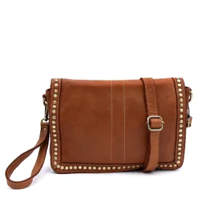 Go-To Gear Modern Compact Form Marisa Crossbody in Cognac