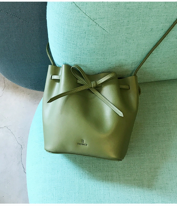 Urban Outfit Stylish Leather Womens Shoulder Bucket Bag Crossbody Bag For Women