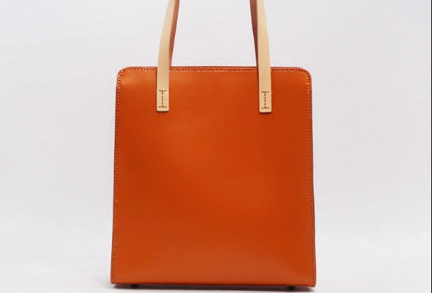 Handmade Leather Tote Purse Handbag Shoulder Bag Large for Women Leather Shopper Bag Earth Palette