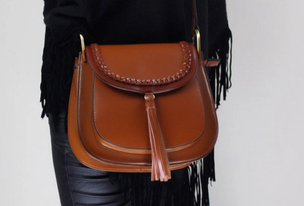 Genuine Leather handbag shoulder bag black red for women leather crossbody bag Compact Feature Minimal Carry