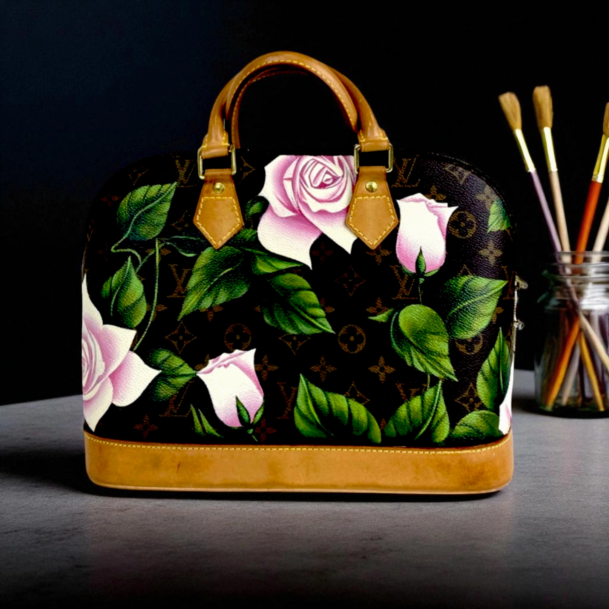 Pink Rose Garden Comfort Fit Travel Necessity