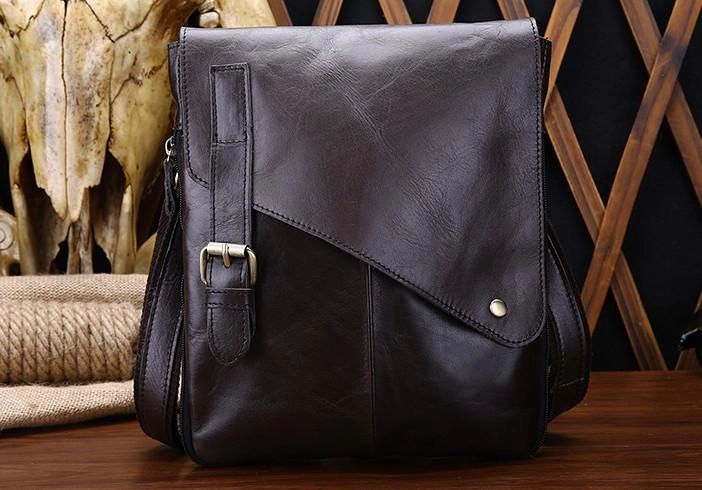 Outdoor Ready Comfort Carry Gear Cool Leather Mens Small Side Bag Messenger Bag Shoulder Bag for Men
