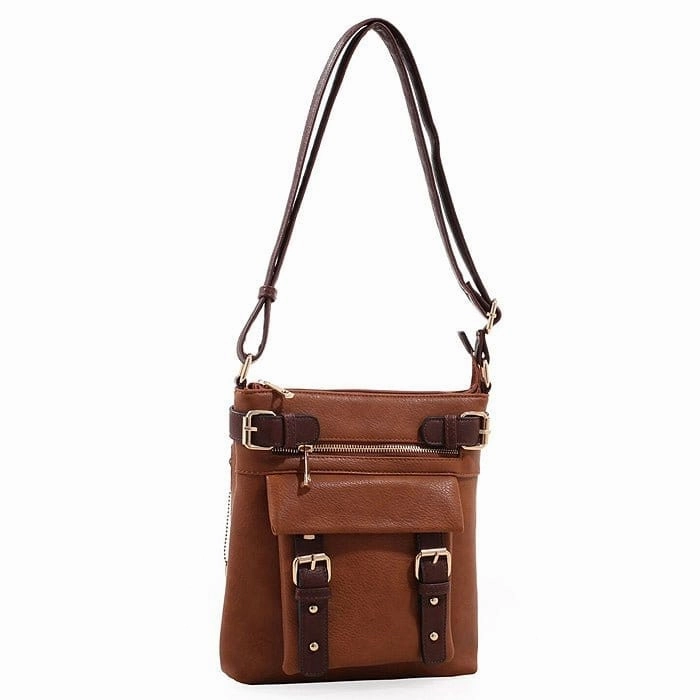 Classic Shape DSC98535LK Women's Concealed Carry Locking Purse Crossbody