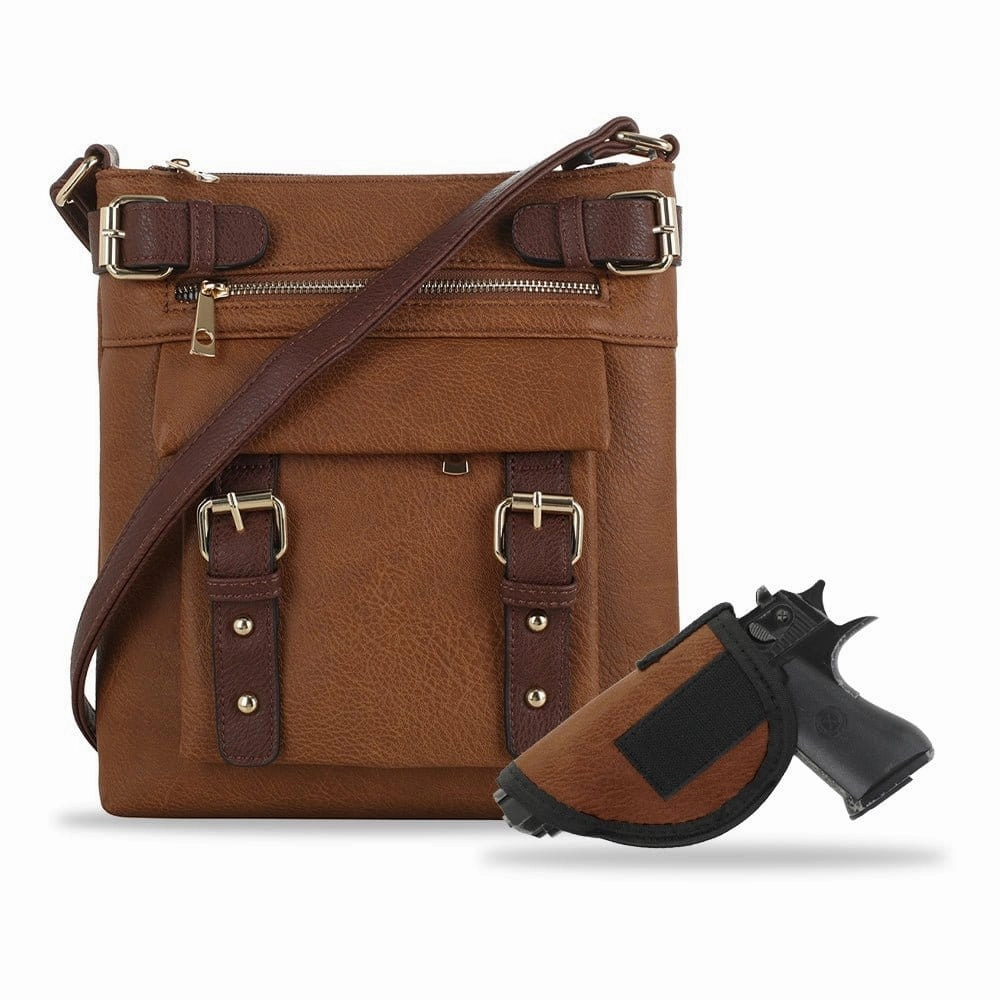 Timeless Design Workday Essential DSC98535LK Women's Concealed Carry Locking Purse Crossbody