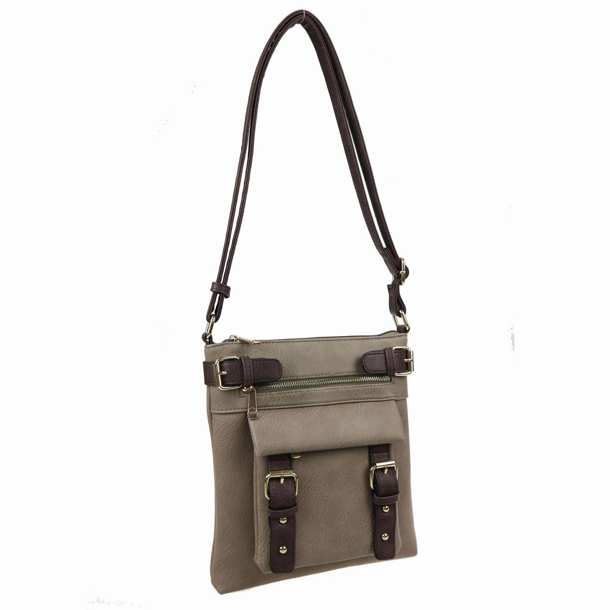 DSC98535LK Women's Concealed Carry Locking Purse Crossbody Minimal Journey Stylish Companion