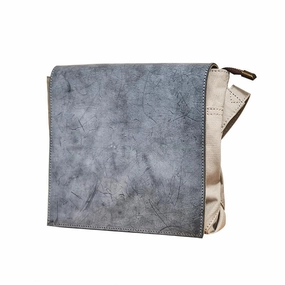 Canvas Leather Mens Small Navy Side Bag Canvas Square Messenger Bags Canvas Travel Courier Bags for Men Comfort Style Versatile Design