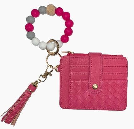 Daily Lifestyle Refined Details BB139x205 Nina Beaded Keychain Bracelet & Woven Wallet Combo