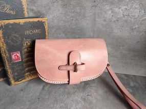 Soft Finish Handcrafted Vintage Designer Saddle Bag, Italian Cowhide Leather Shoulder Bag, Women Crossbody Bag, Gift for Her, Black, Coffee, Pink