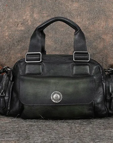 Travel Fashion Elegant Finish Handmade Green Leather Womens Vintage Handbag Best Shoulder Bag Vintage Crossbody Purses for Ladies