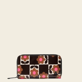 Forget Me Not Wallet - Flower Pot Chestnut Work Essential Practical Utility