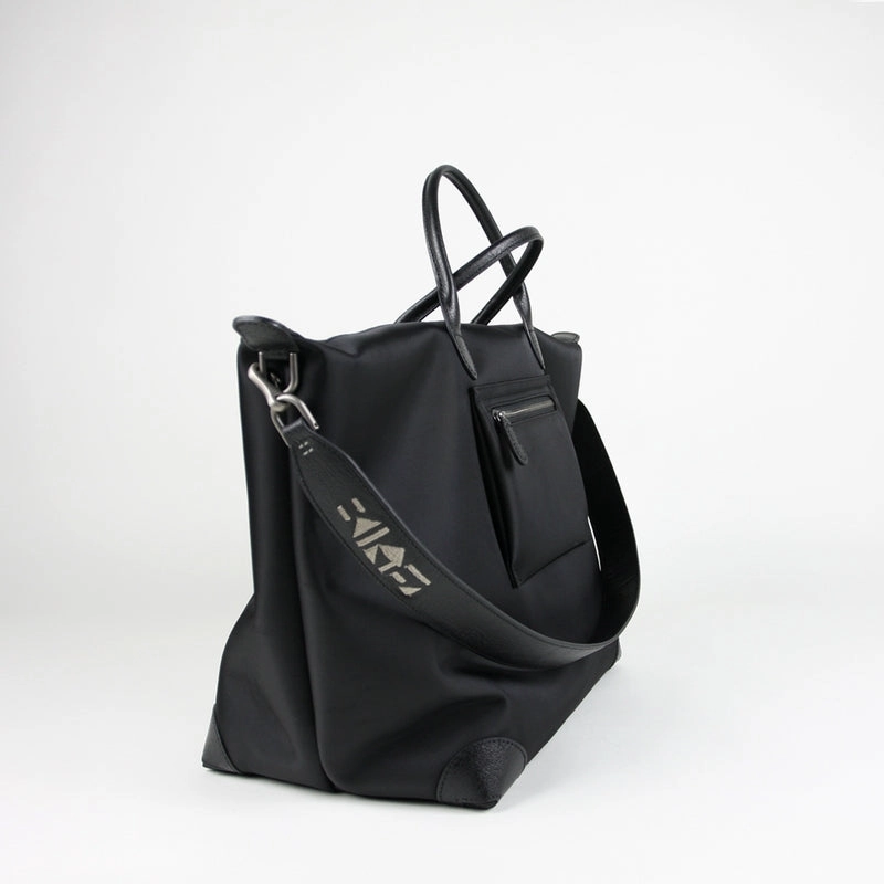 Eco-Friendly Fashion Navy Womens Nylon Shoulder Totes Blue Womens Nylon Shoulder Handbag Nylon Handbag Purse for Ladies