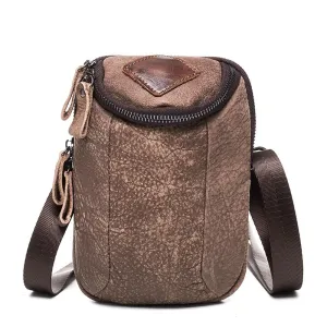 Leather Cell Phone Holsters Belt Pouch for Men Waist Bag BELT BAG Shoulder Bag For Men Pocket Friendly Smart Construction