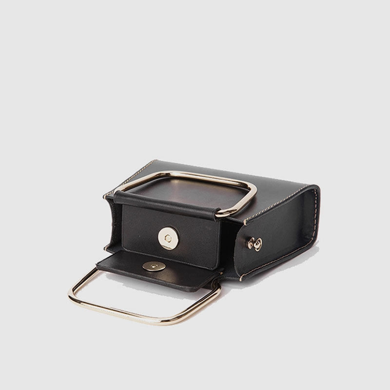 Classic Feature Cute Leather Womens Mini Chain Purse Handbag Chain Shoulder Bags for Women