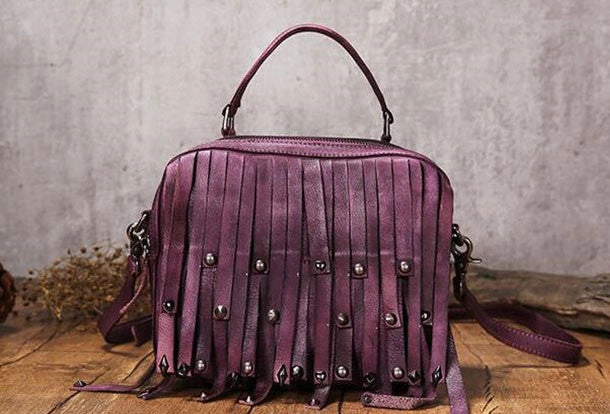 Unisex accessory Functional Tote Handmade Leather handbags purse shoulder bag for women leather shopper bag