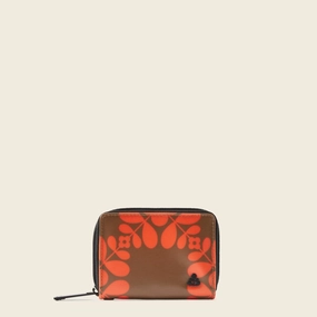 Remember Me Purse - Lattice Flower Tile Conker Smart Travel