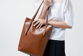 Timeless Trend Chic leather clutch Genuine Leather handbag shoulder bag large tote for women leather shopper bag