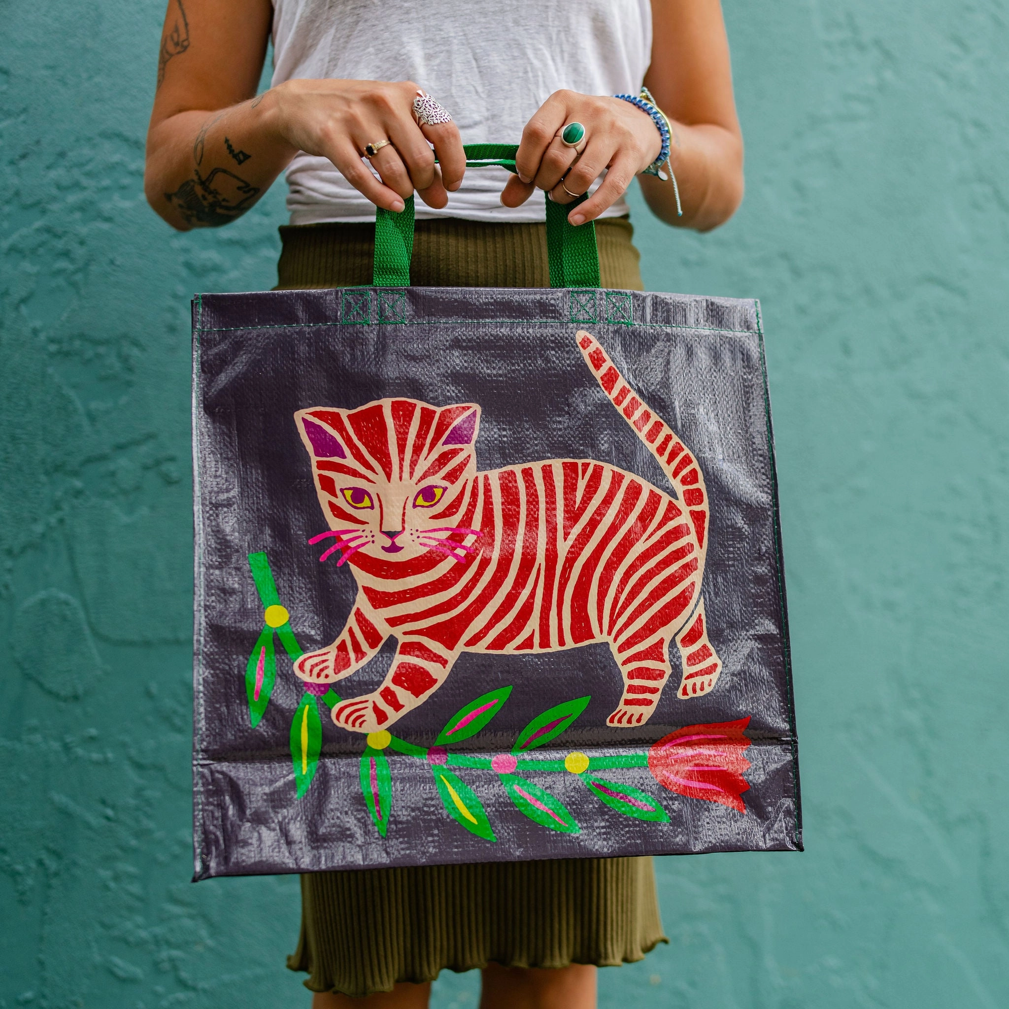 Recycled Shoppers Casual canvas tote