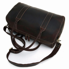 Leather Mens Weekender Bag Duffle Bag Overnight Bag Travel Bag Travel Comfort Onboard Fit