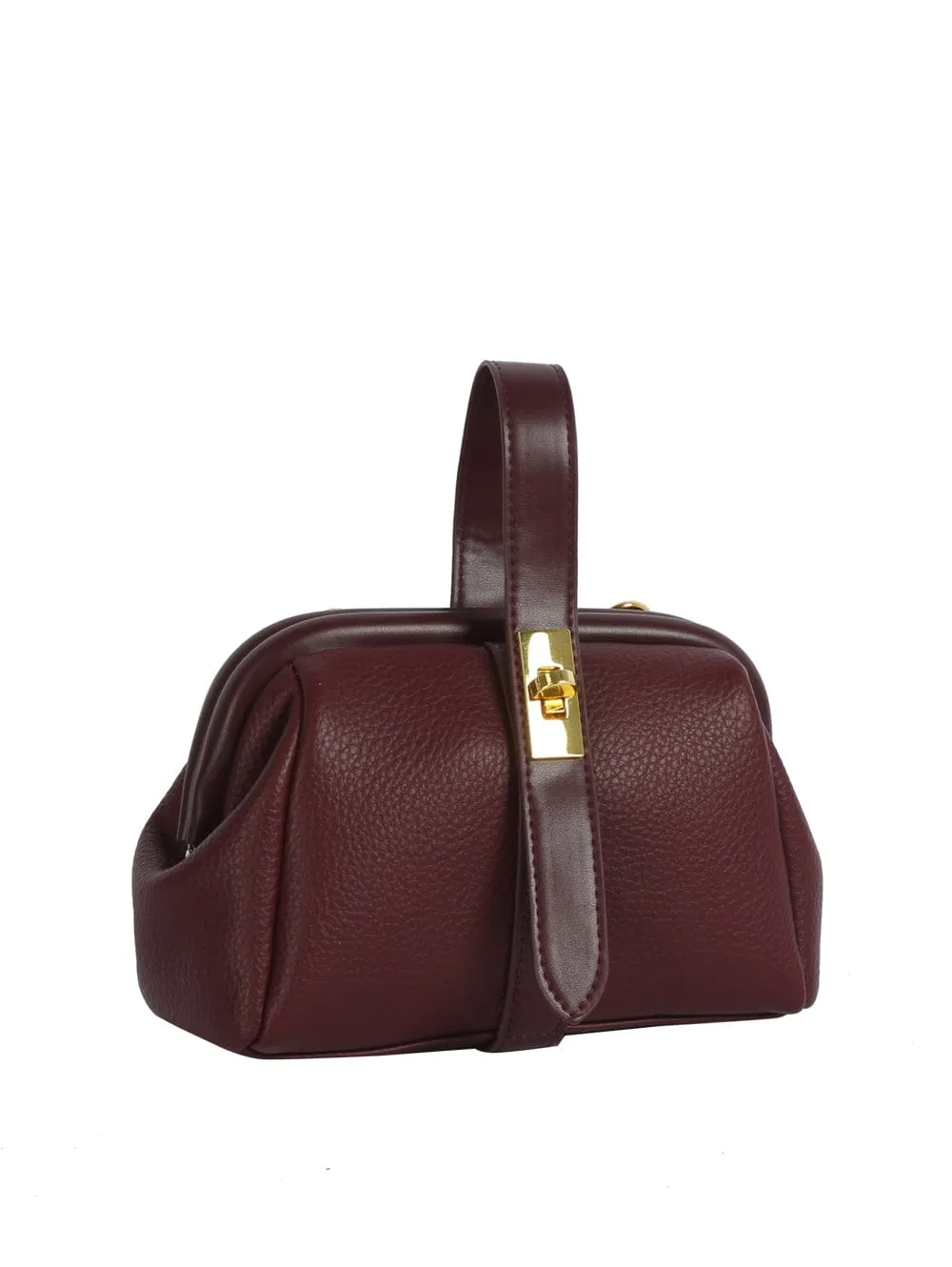 GMS0083 Selah Mini Clutch/Crossbody With Twist Lock Closure Compact Travel Everyday financial organizer