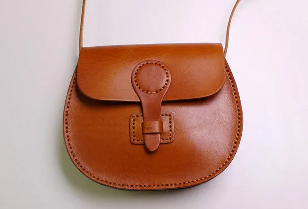 Handmade Leather satchel bag shoulder bag black coffee yellow for women leather crossbody bag Everyday Essentials