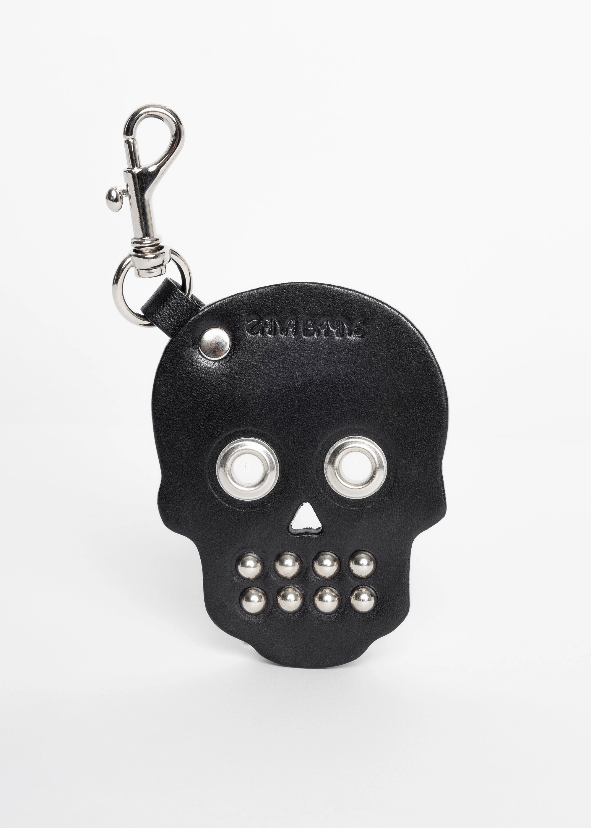 Lightweight Journey Travel Essential Leather Skull Keychain