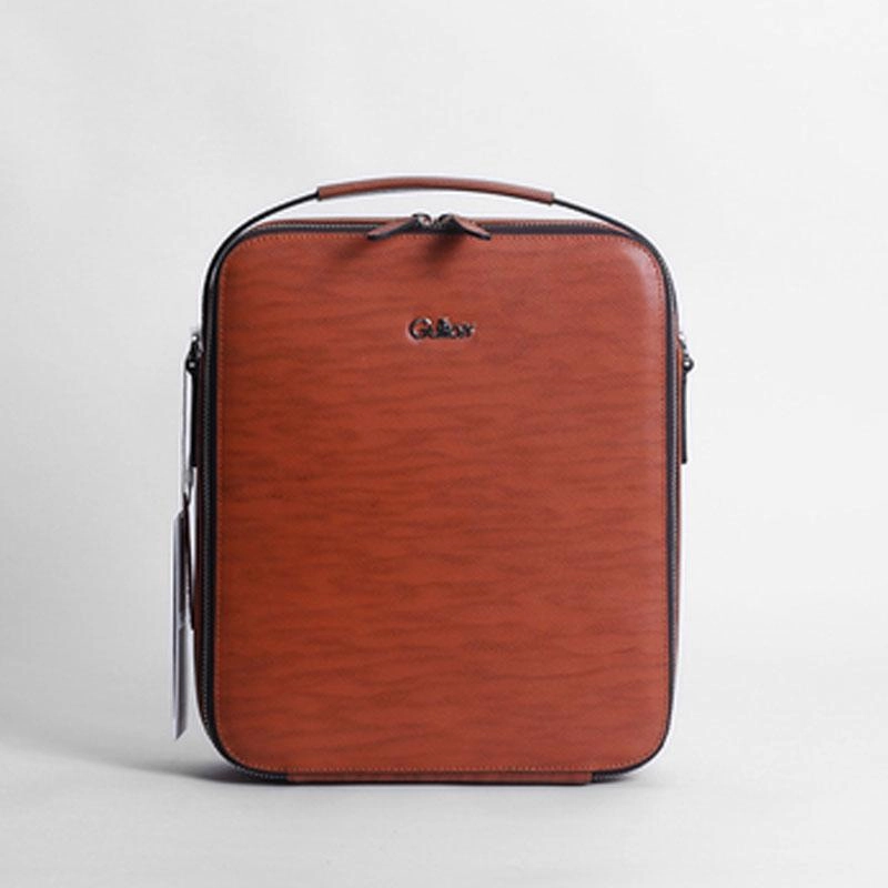 Cool Leather Mens Small Shoulder Bag Messenger Bags for men Water Resistant