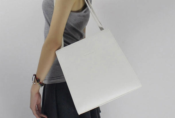 Microfiber PU Leather handbag shoulder bag for women leather shopper bag work commute Soft Finish