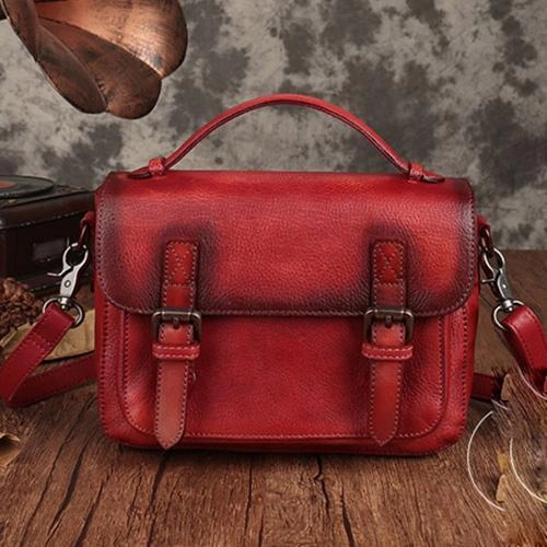Textured fabric tote Minimal Innovation Fashion Womens Brown Leather Satchel Handbag Small Red Satchel Bag Crossbody Bags for Ladies