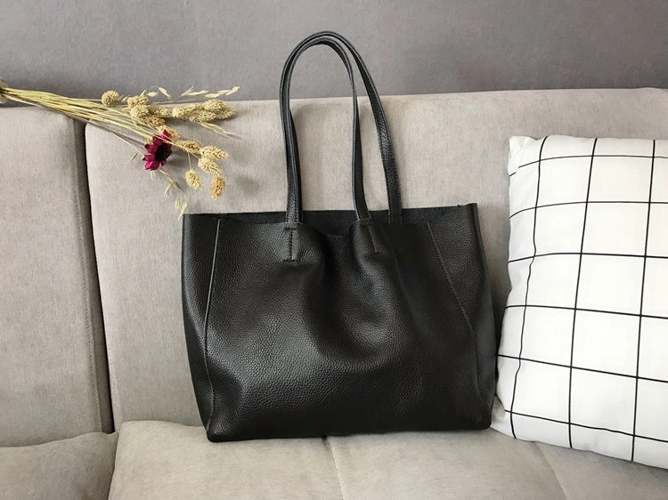 Travel Essential Fashion Womens Silver Leather Tote Bags Silver Shoulder Tote Bags Handbags Tote For Women