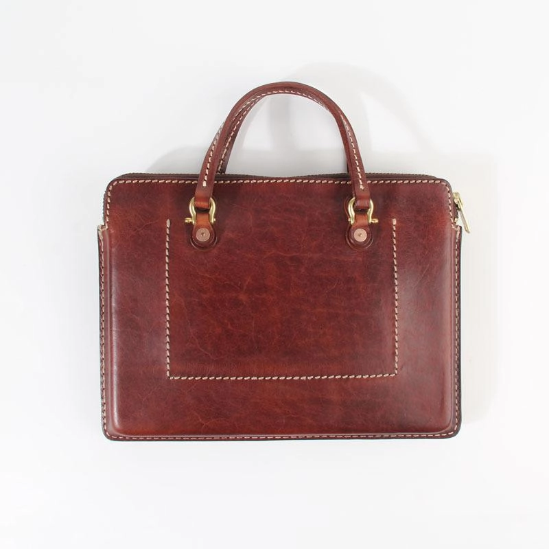 Stylish Detail Compact Gear Fashionable Handmade Leather Mens Cool Small Business Bag Messenger Bag Briefcase Work Bags Laptop Bag for men