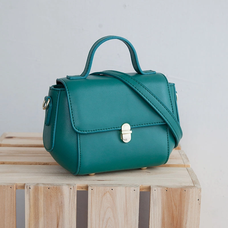 Small Leather Stylish Womens Mini Handbag Doctor Shoulder Bag for Women Premium Leather Elegant mini bag