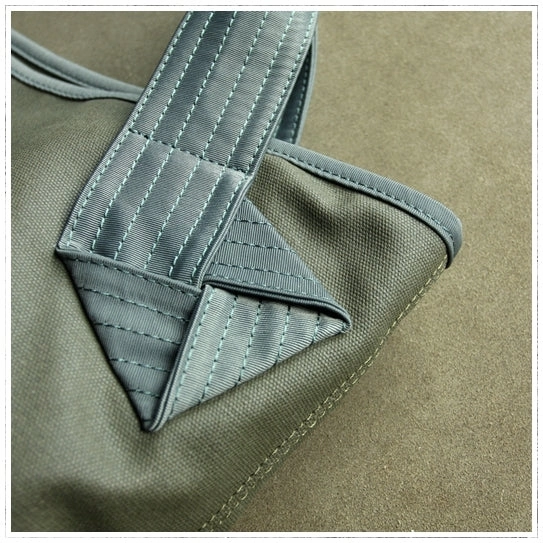 Womens Light Gray Nylon Shoulder Tote Bags Best Light Gray Nylon Tote Handbag Shopper Bags Purse for Ladies Travel Lifestyle Durable Stitching