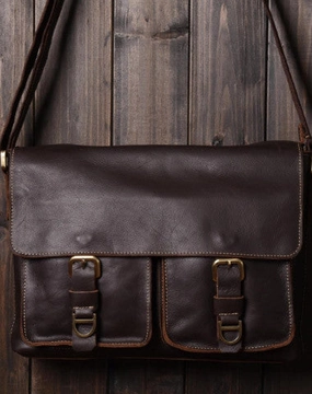 Durable Build Functional Comfort Cool leather mens messenger Bag Vintage shoulder bags vintage laptop bag