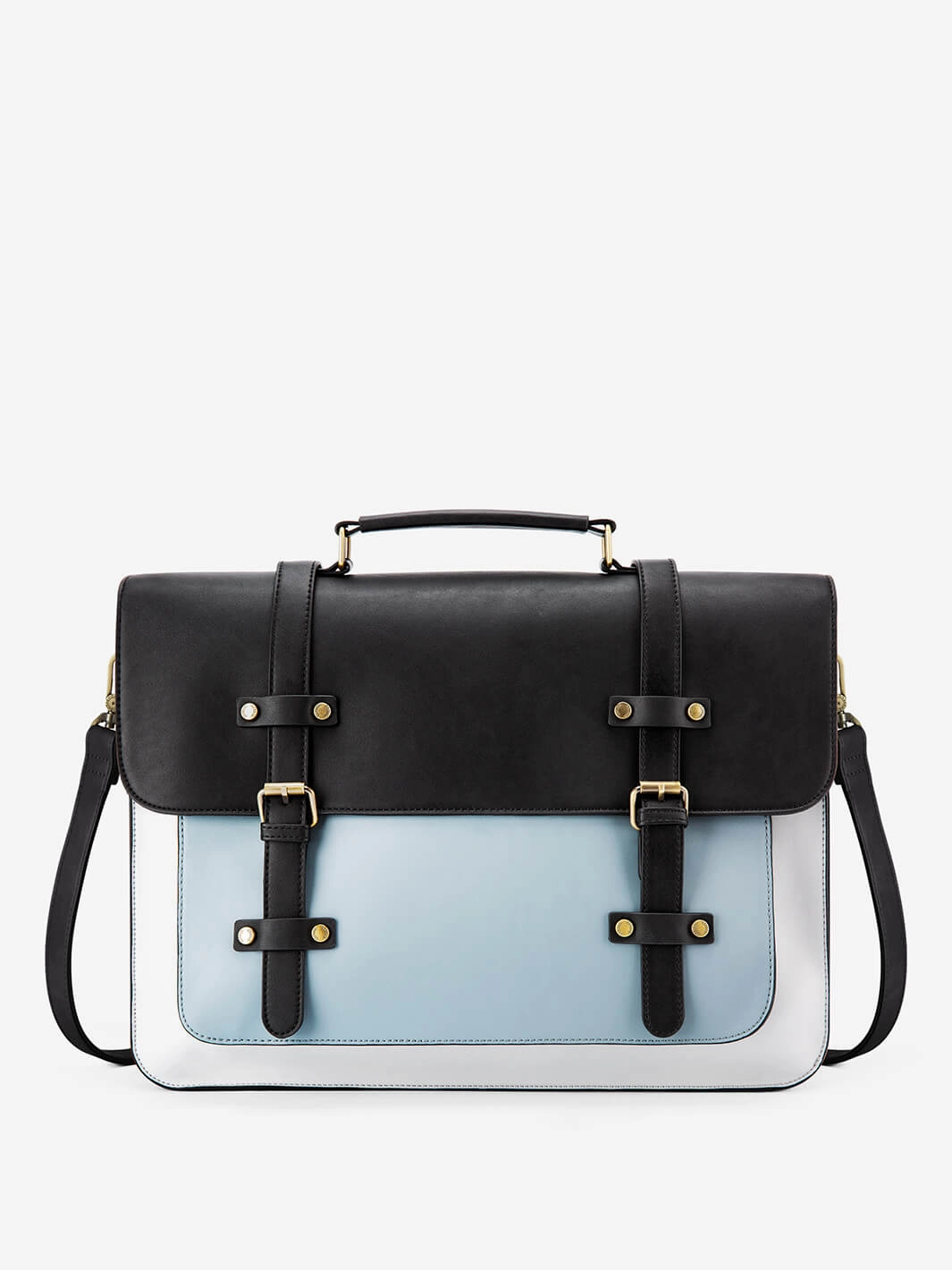Sombre Vintage Briefcase Trendy Look Compact Shape