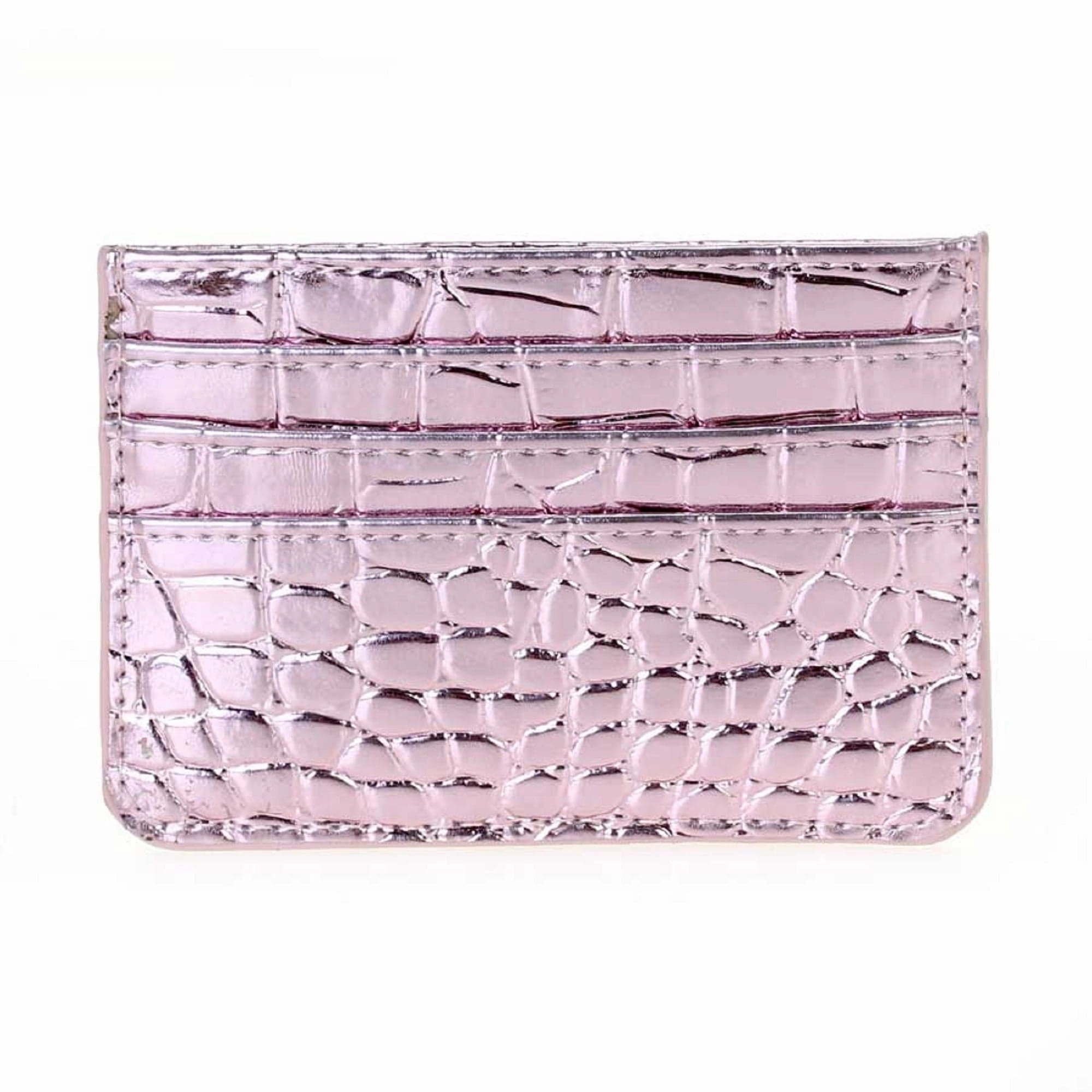 Handheld financial holder GC1076 Tiara Crocodile Skin Slim Cardholder/Wallet